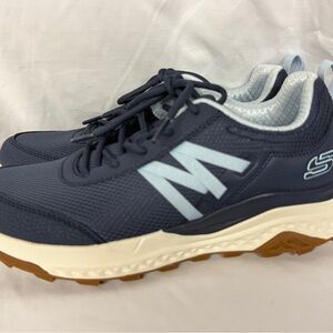 Skechers Women's Navy Mesh Trail Sneaker Size 8